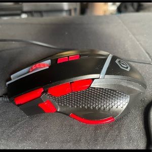 CyberPower Pc Gaming Mouse Red and Black